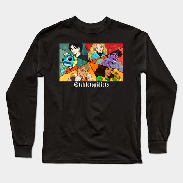 Misfit Heros Long Sleeve T-Shirt by Table Top Idiots